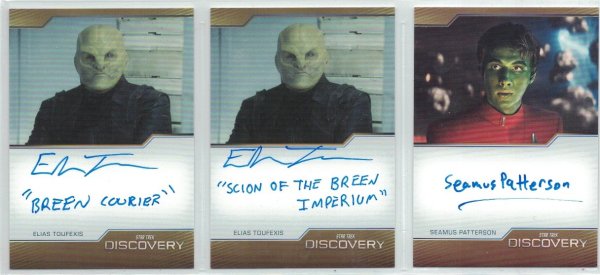 Star Trek Discovery Season 5 Autograph Variant Cards