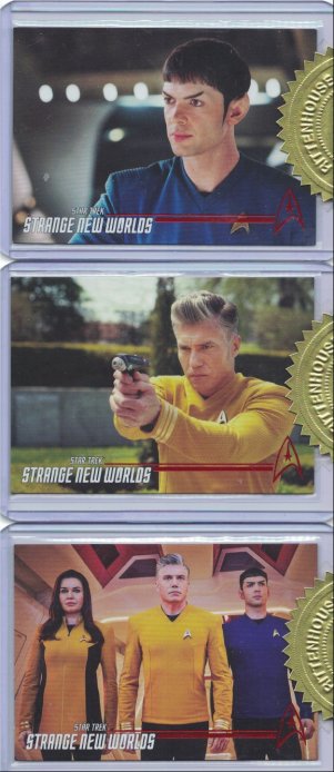 Star Trek Discovery Season 5 red promo cards