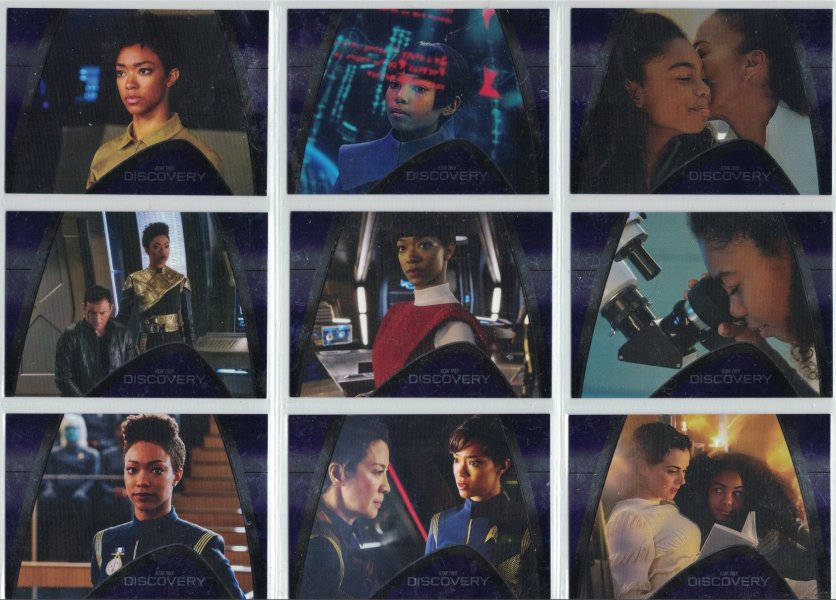 Star Trek Discovery Season 5 Burnham cards