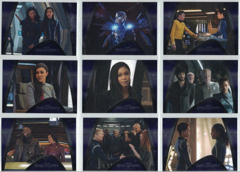 Star Trek Discovery Season 5 Burnham cards