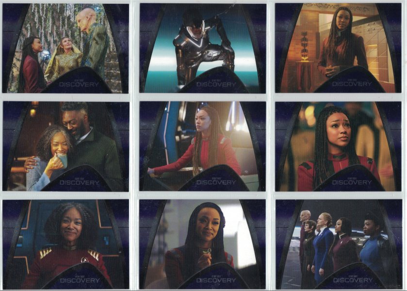 Star Trek Discovery Season 5 Burnham cards